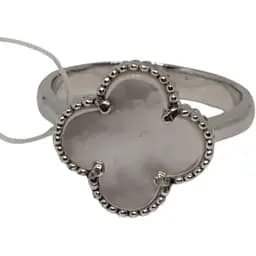 Срібне кільце Діама Конюшина з перламутром. Артикул 12111481234 16