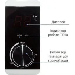 Водонагрівач електричний Thermo Alliance вертикальний сухий ТЕН 2.0 кВт 50 л D50V20J2(D)K - мініатюра 2