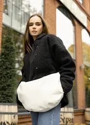 Женская сумка Sambag HOBO BAG-GLOVE Белая 25 х 58 х 4 см (53400008)