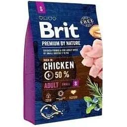 Сухий корм для собак Brit Premium Dog Adult S 3 кг (8595602526291)