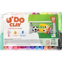 Набір для творчості Strateg U'DO Clay 280 г (10 г x 28 шт.) (30892)