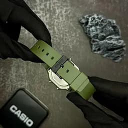 Чоловічий годинник Casio W-217H-3A Темно-Зелений ( AT1141-0121 ) - мініатюра 7