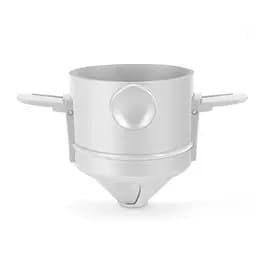 Пуровер/воронка/фільтр Semi Coffee Maker багаторазова, White для ручного заварювання кави