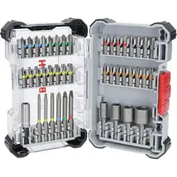 Набор бит Bosch Extra Hard Screwdriver Bit Set, 46шт, магнитный битодержатель, PH, PZ, T, SL, HEX, кейс (2.607.017.723)