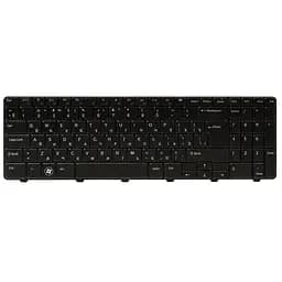 Клавиатура для ноутбука DELL Inspiron N5010 черный, черный фрейм (big Enter)