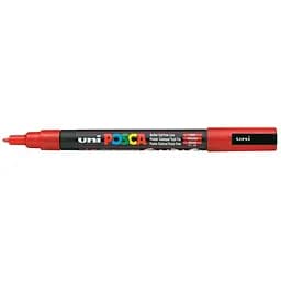 Маркер UNI Posca, 0.9-1.3мм, Червоний (PC-3M.Red)