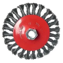 Щітка конусна Alloid Building Tools WB-40125 кручений дріт 125 мм (WB-40125)