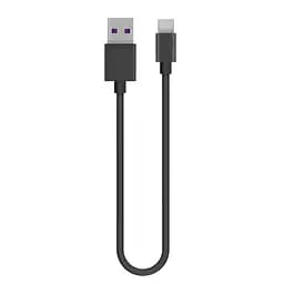 Кабель USB AM-Type-C, 30 см, черный, ColorWay, 2.4A (CW-CBUC059-BK)
