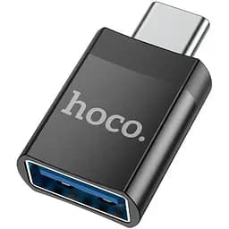 Адаптер Hoco UA17 Type-C male to USB female USB 3.0 adapter Черный