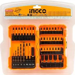 Набор ударных бит, головок и сверл  Ingco Industrial 45 шт. (AKDL24502)