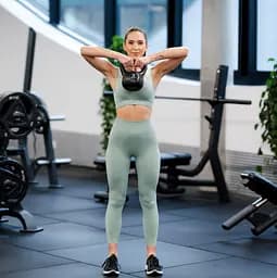 Гиря вінілова Gymtek 3кг чорний - мініатюра 2