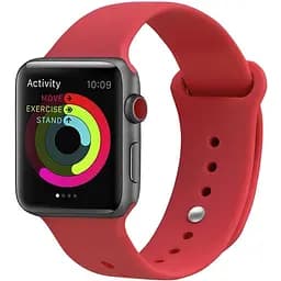 Ремінець Uwatch Silicone Strap for Apple Watch 38/40 mm Red