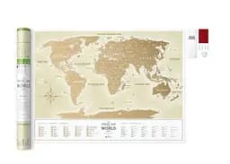 Скретч карта світу 1DEA.me Travel Map Gold World (укр.) (13001) - мініатюра 8