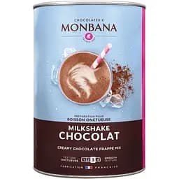 Суха суміш Monbana Chocolat Milkshake для приготування шоколадного мілкшейку 1 кг