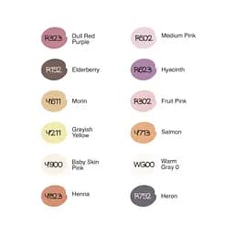 Набір маркерів Skin Tones, 12 шт 99IDEAS - мініатюра 3