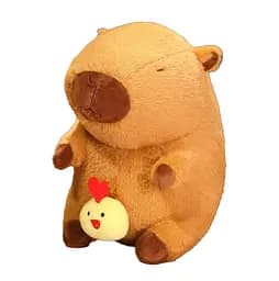 М'яка іграшка M 18196 Капібара 34 см, заводний механізм, блискавка на спині (6900077181968)