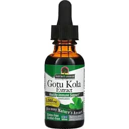 Экстракт готового круга Nature's Answer Gotu Kola Extract, Alcohol-Free 2000 мг 30 мл
