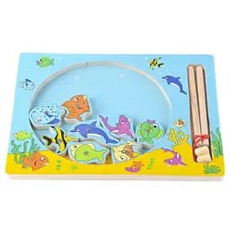 Дерев'яна іграшка для розвитку Риболовля IE136