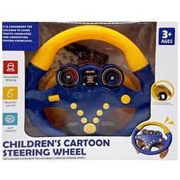 Детский игровой Автотренажер ME-166(Blue) звуки машины