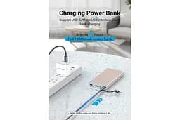 Кабель Vention USB 2.0 A Male to 2-in-1 Micro-USB + USB-C, 0.25m Black (CQDBC) - мініатюра 3