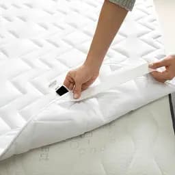 Наматрацник Ideia Nordic Comfort 200х180 см білий (8000034666) - мініатюра 2