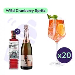 Коктейль Wild Cranberry Spritz (набор ингредиентов) х20 на основе Nemiroff