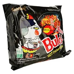 Локшина швидкого приготування Samyang Buldak Hot Chicken flavor ramen 140 г - мініатюра 3