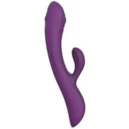 Вібратор-кролик із спрямованим масажем точки G Love To Love Bunny & Clyde Темно-фіолетовий