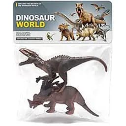 Игровой набор фигурок Динозавры Bambi KL-135-5 2 шт в пакете