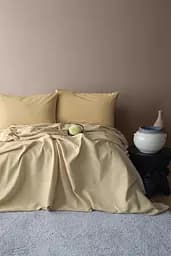 Постельное белье с покрывалом-пике Summerpunch Beige/простыня на резинке Issimo Home pbe0051414