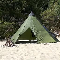 Намет для кемпінгу Grand Canyon Black Falls 8 Capulet Olive (330039) 8 осіб, Оливковий - мініатюра 6