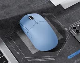 Комп'ютерна миша MCHOSE A5 v2 Ultra бездротова ігрова PAW3395, 26000 DPI 2,4G+Bluetooth Blue - мініатюра 3
