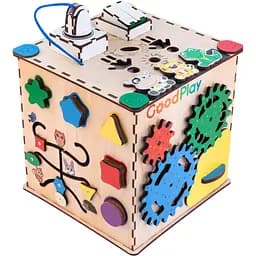 Бізікубик GoodPlay Інтелект з LED підсвічуванням 25х25х25 см (K105E)