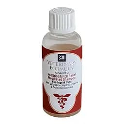 Veterinary Formula Hot Spot&Itch Relief Medicated Shampoo 0.045 л шампунь для собак і котів болеутоляючий