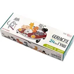 Набір гуашевих фарб Cats 24×20 мл Rosa Kids