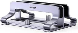 Настільна вертикальна подвійна підставка для ноутбука UGREEN Silver (LP258)