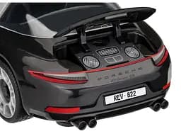Конструктор Revell зі світлом та звуками Junior kit Porshe 911 Targa 4S чорний 00822 - мініатюра 6
