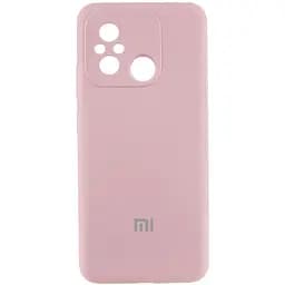 Чохол Lakshmi Silicone Cover Full Camera AA with logo для Xiaomi Redmi 12C/Poco C55 Рожевий/Pink Sand