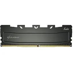 Модуль пам'яті для комп'ютера DDR4 16GB 3200 MHz Black Kudos eXceleram (EKBLACK4163216X)