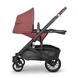 Прогулянкова коляска Uppababy Cruz V2 - Lucy + люлька Uppababy Carrycot Lucy Rosewood Melange Carbon Frame - мініатюра 14