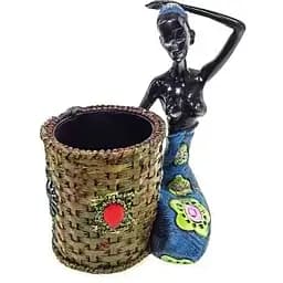 Африканка з кошиком 16х12,5х9 см (A)