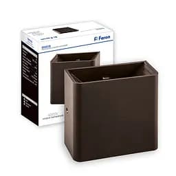 Архитектурный светодиодный накладной светильник Feron DH028 3Вт 4000K коричневый