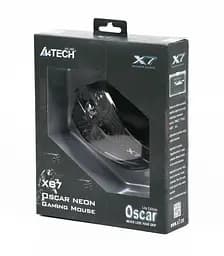 Миша Bloody A4Tech X87 Oscar Neon USB Black (X87 (Maze)) - мініатюра 4