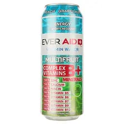 Напій безалкогольний Ever Aid Vitamin Water Multifruit 0.5 л з/б