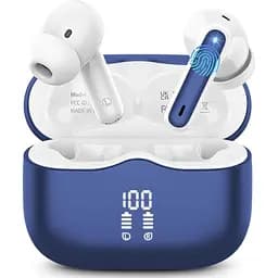 Беспроводные наушники, Bluetooth 5.3 наушники в наушниках с HiFi Stereo Deep Bass, 4 ENC Noise Cancelling Mic Беспроводные