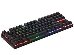 Клавиатура игровая механическая беспроводная HATOR HTK-287 UA Icefall Mecha TKL Wireless Rainbow Black - мініатюра 3