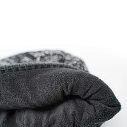 Шапка водонепроникна DexShell Cuffed Beanie, р-р S/M (56-58 см) чорна з зеленою смугою - мініатюра 5