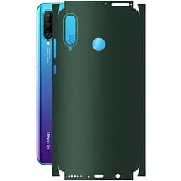 Захисна плівка StatusSKIN для Huawei P30 Lite Корпус Вініл Зелена матова - мініатюра 1