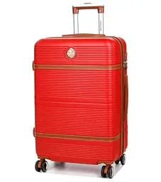 Валіза середня M ABS-пластик Worldline Airtex 629 67×45×27см 74л Червона