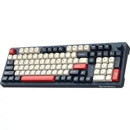 Клавіатура GamePro Asgard Drakkar Keychron Super Red Switch Wireless/Bluetooth/USB Blue бездротова (MK305BL) - мініатюра 3